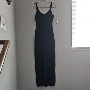 aerie Black Maxi Tank Dress